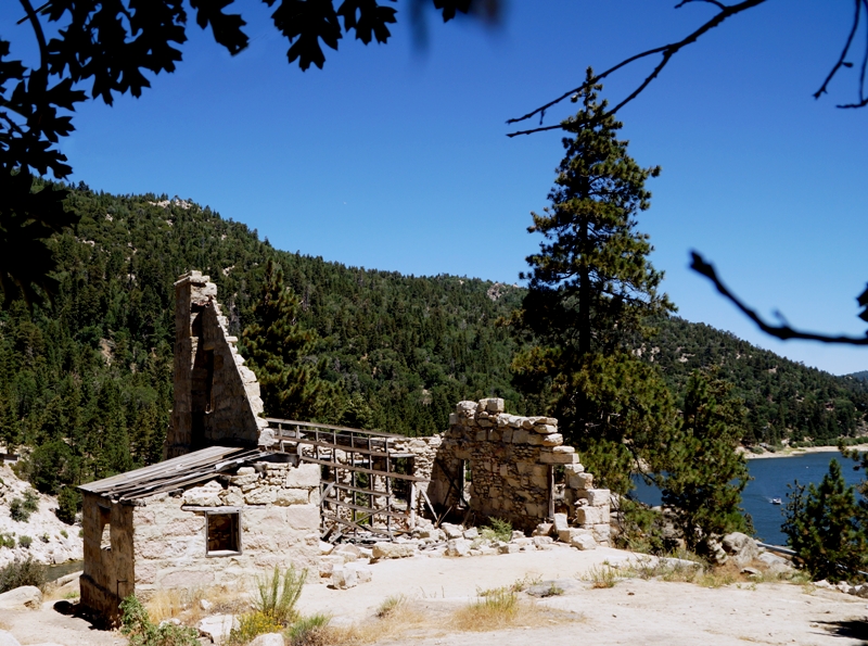 We happened to meet the lady who lived in the Big Bear Dam Keepers cabin with her husband the caretaker.  It was a chance contact that was a wonderful surprise.