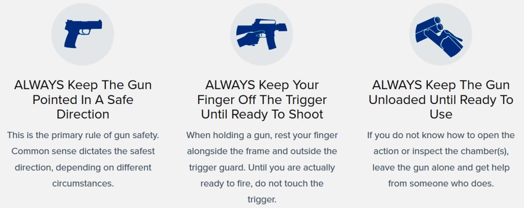 Always...  You don't always need a manual safety and this is one of the questions on the CA Firearm Safety Certificate test, but it is definitely a positive move to have all shooters aware of the safety features available to them when shooting different firearms.  &quot;Keep your booger-hook off the trigger until on target and ready to fire!&quot;