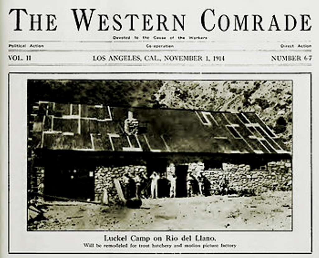 An article about the remodel of Luckel Camp to include a trout hatchery and a &quot;something&quot; factory (hard to read).