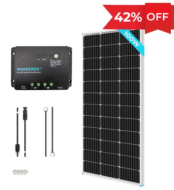 I expanded a kit like this from pieces to 3x 100-watt panels into two 50 Ah LiFePO4 batteries in my ham shack.  I run three radios (24/7/365) and several LED light solutions in my ham shack with USB charging ports for most of my HTs and other systems.  This is definitely scalable!  I added a blue tooth monitor and battery temperature gauge to monitor the condition of the system via Renogy's slightly clunky phone APP (it works with over 750 days log on this &quot;work in progress&quot;).