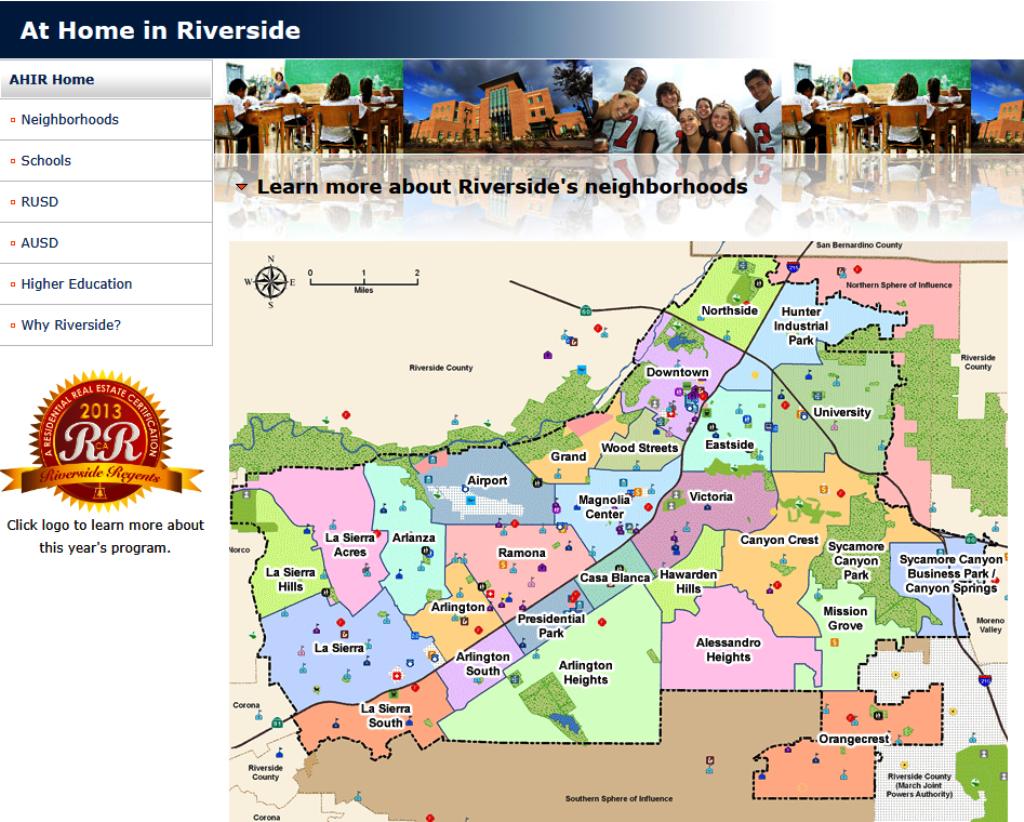 Does your radio platform support the way your city breaks down the city?  Riverside tracks 25 neighborhoods and 3 business parks.  Many of the neighborhoods fit within a 2-mile radius.