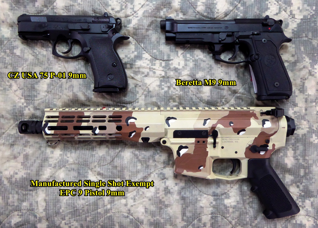 We coundn't finish off the set without the M9 Beretta getting recognized.