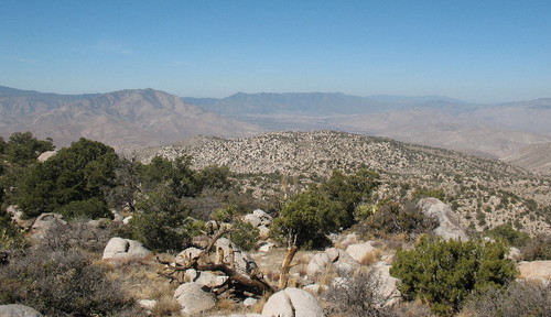This picture is looking north from the summit of Whale Peak. 10 March 2007