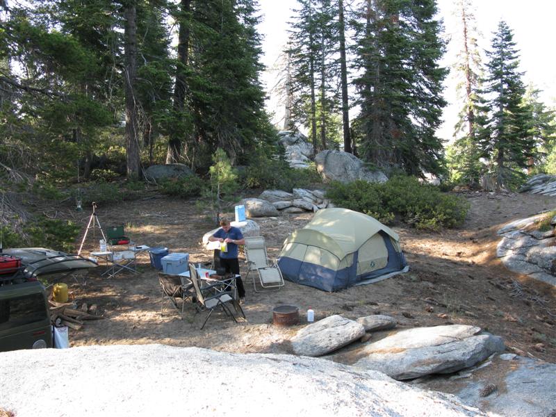 Camp on the Buck Rock Trail