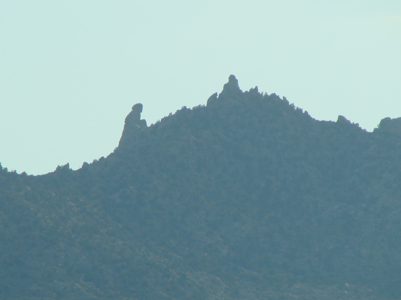 Old Woman rock formation for which the mountain range is named