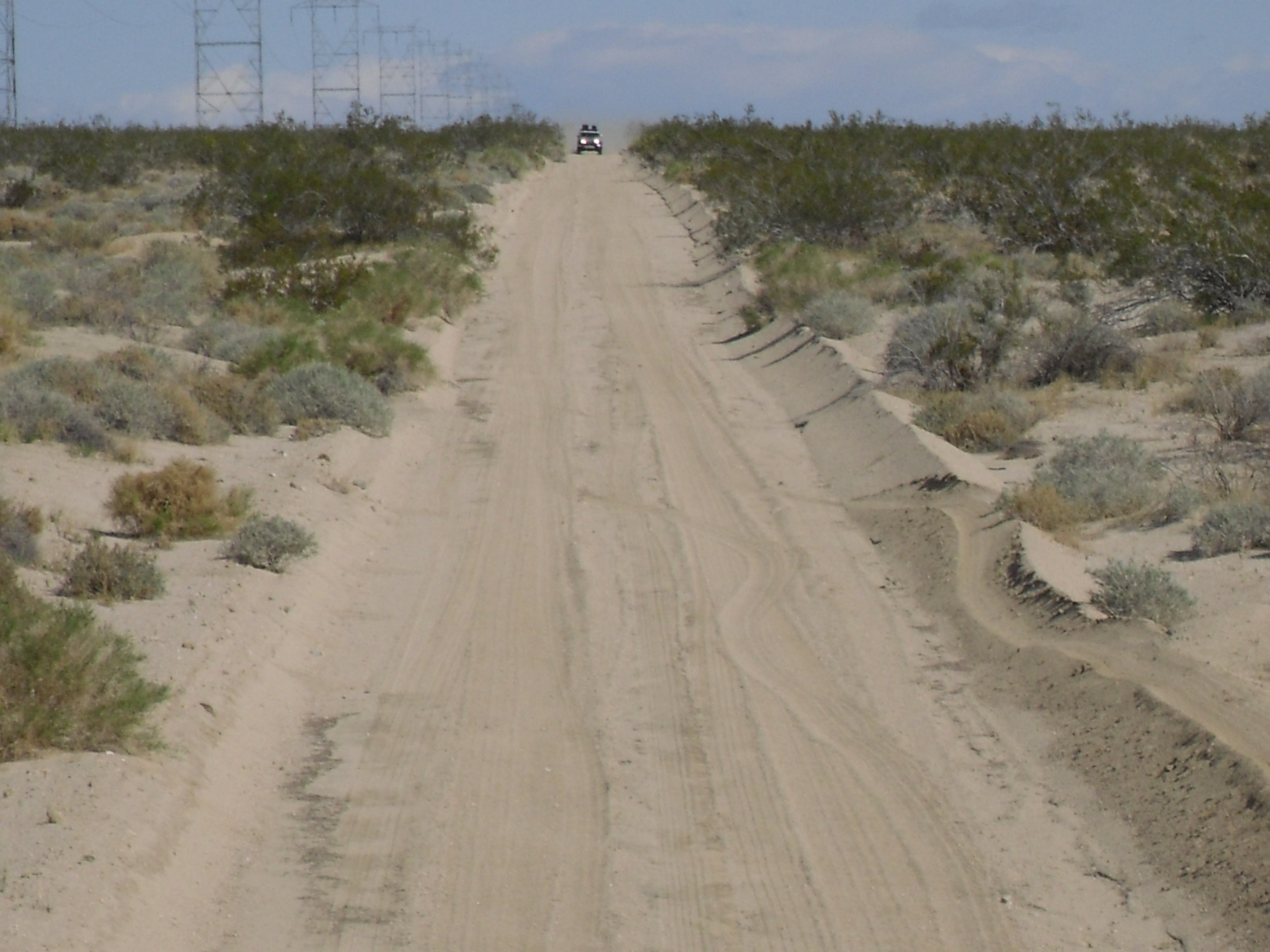 The endless road that is the Mojave Desert