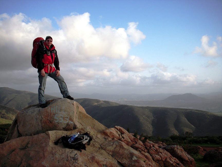 Standing on the Peak of Hill 533.JPG