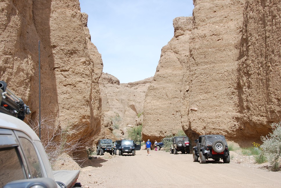 THis is a colorful and tight box canyon that spurs off the Bradshaw trail.