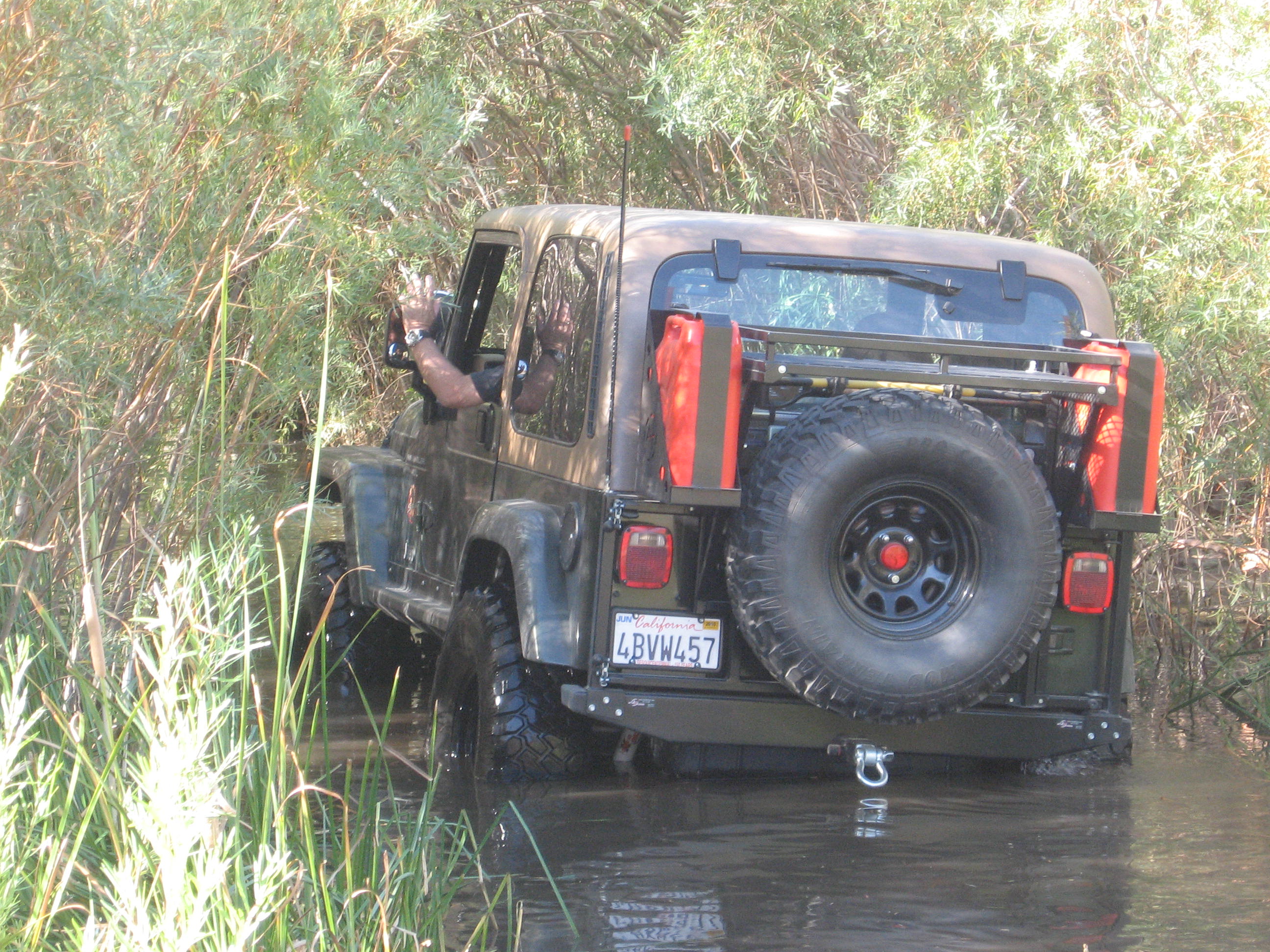 Water Crossing Coyote Canyon area