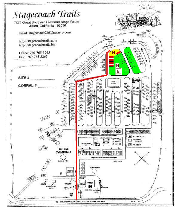 Stagecoach Trails Map