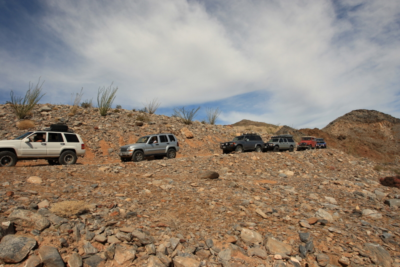 Coming down from Painted Gorge