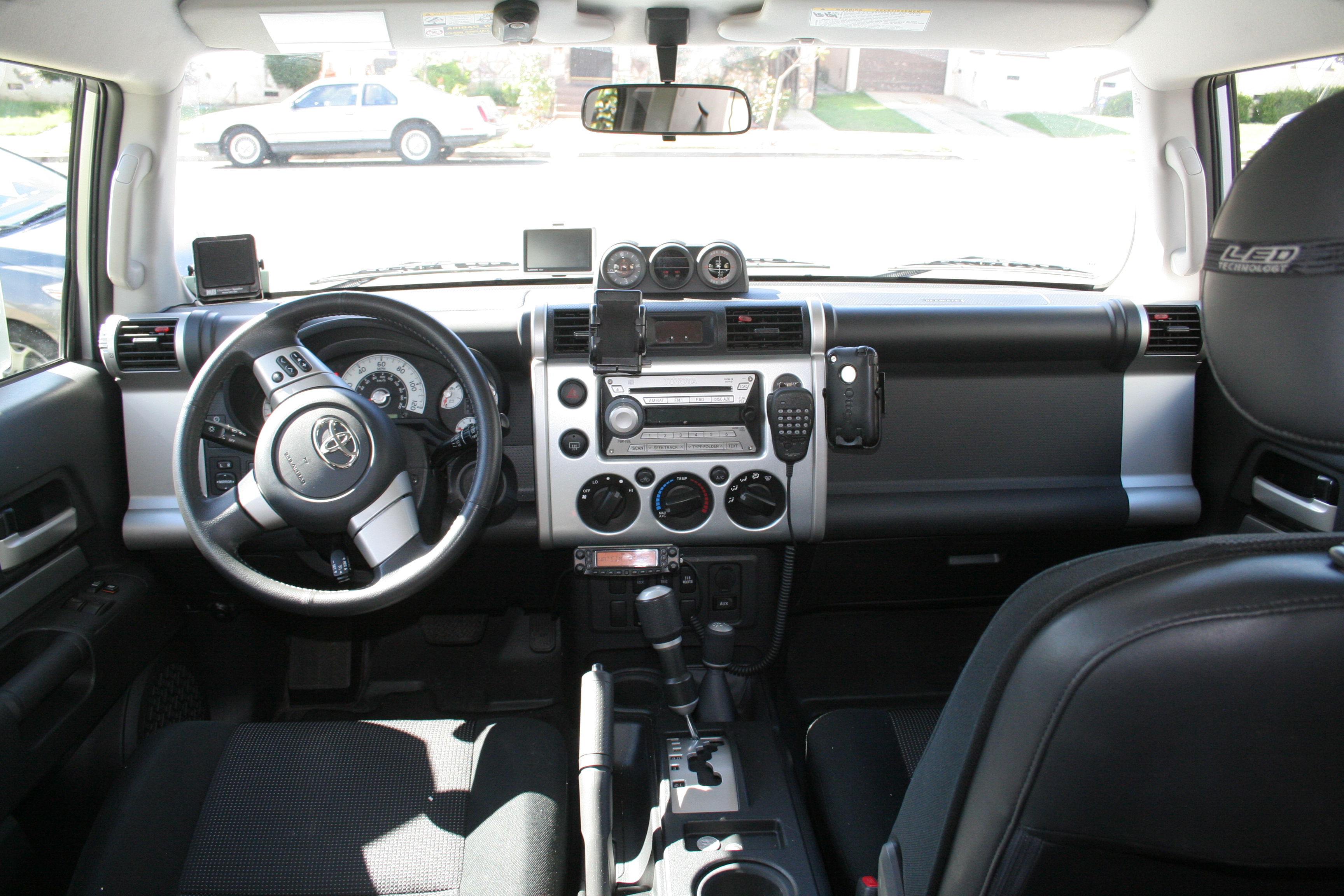 Wide angle of the cab, not quite as cool as Ollie, or Larry's... yet.