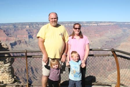 Family at Grand Canyon