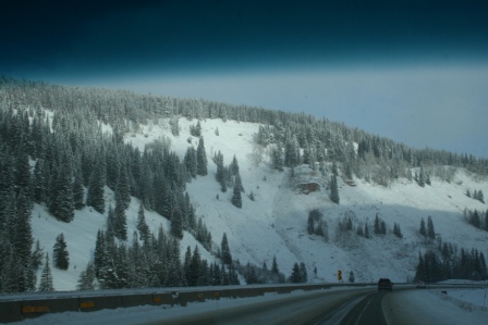 Snow outside Vail