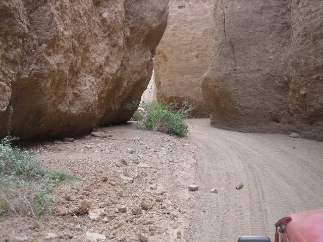 we liked driving in the narrow slots!