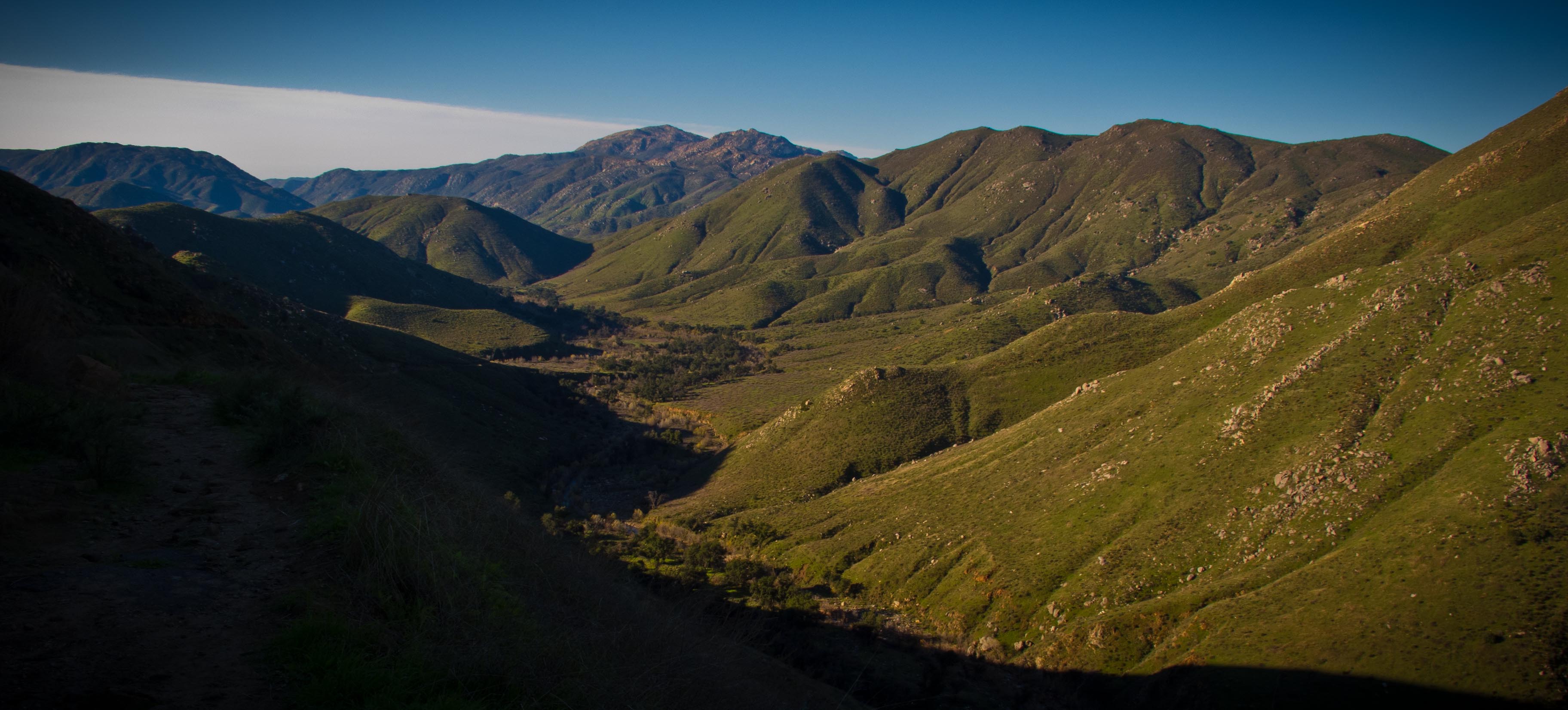 A shot down the valley.