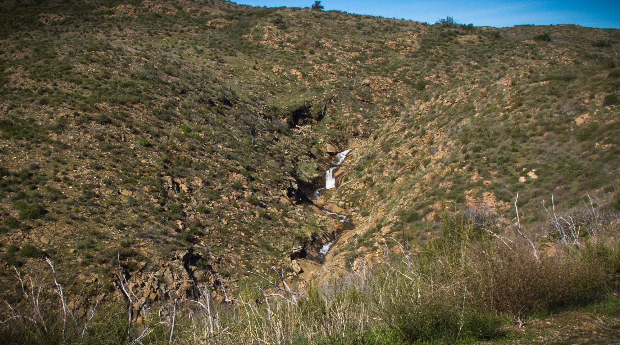Some falls that we saw on the drive home. The rains have caused falls to pop up in places you normally won't see them.
