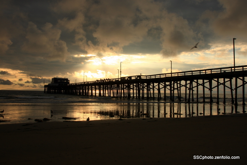 Shooting the pier