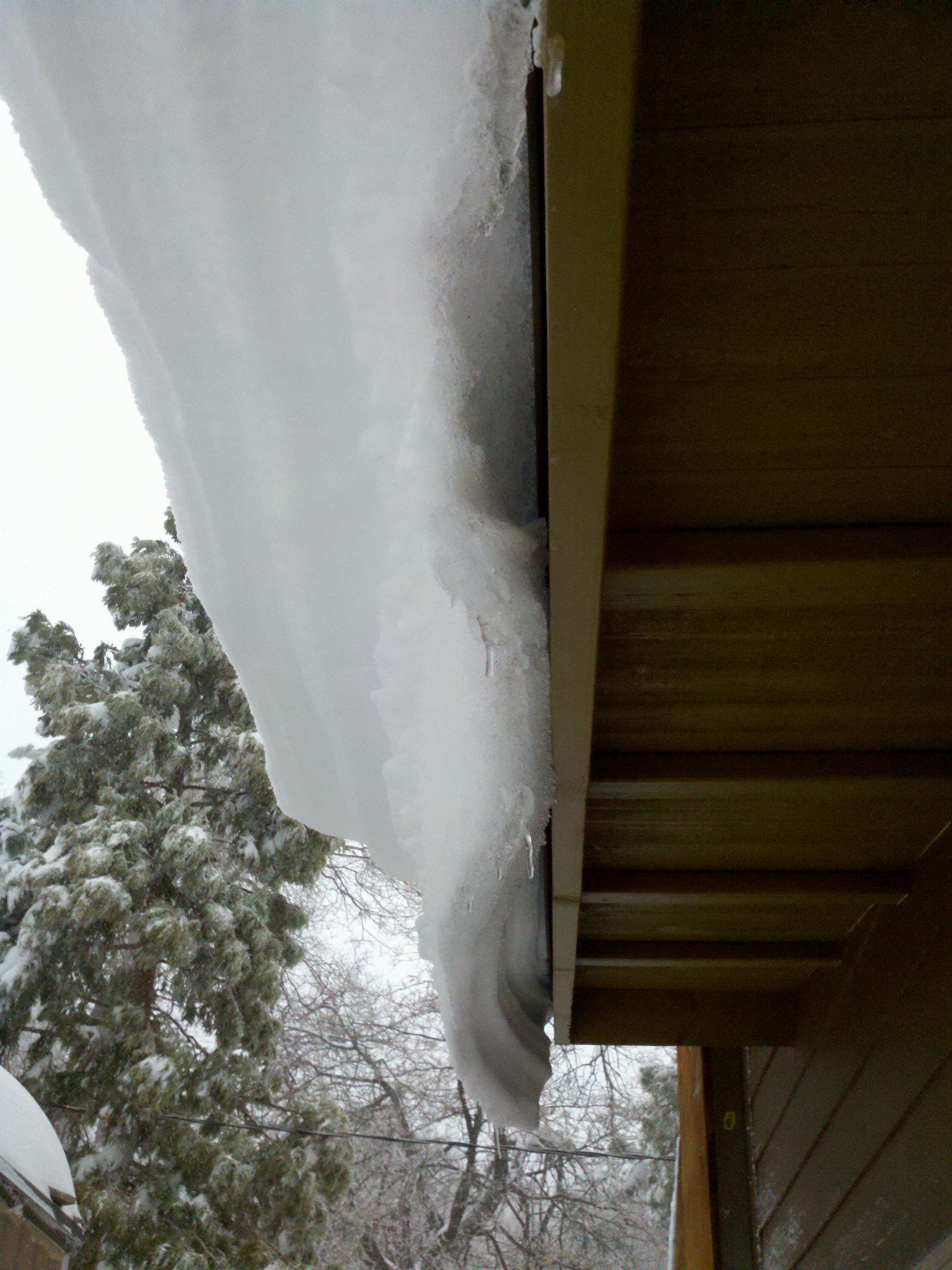 Wind Blown Ice Wave
