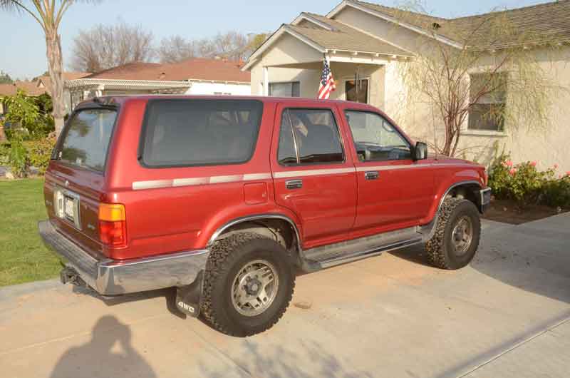 After 92 Toyota 4Runner