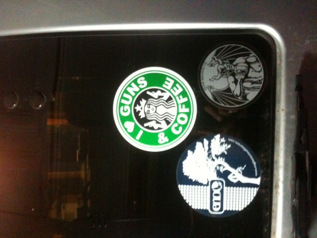Other cool stuff found at the gun show Guns'n Coffee... nuff said