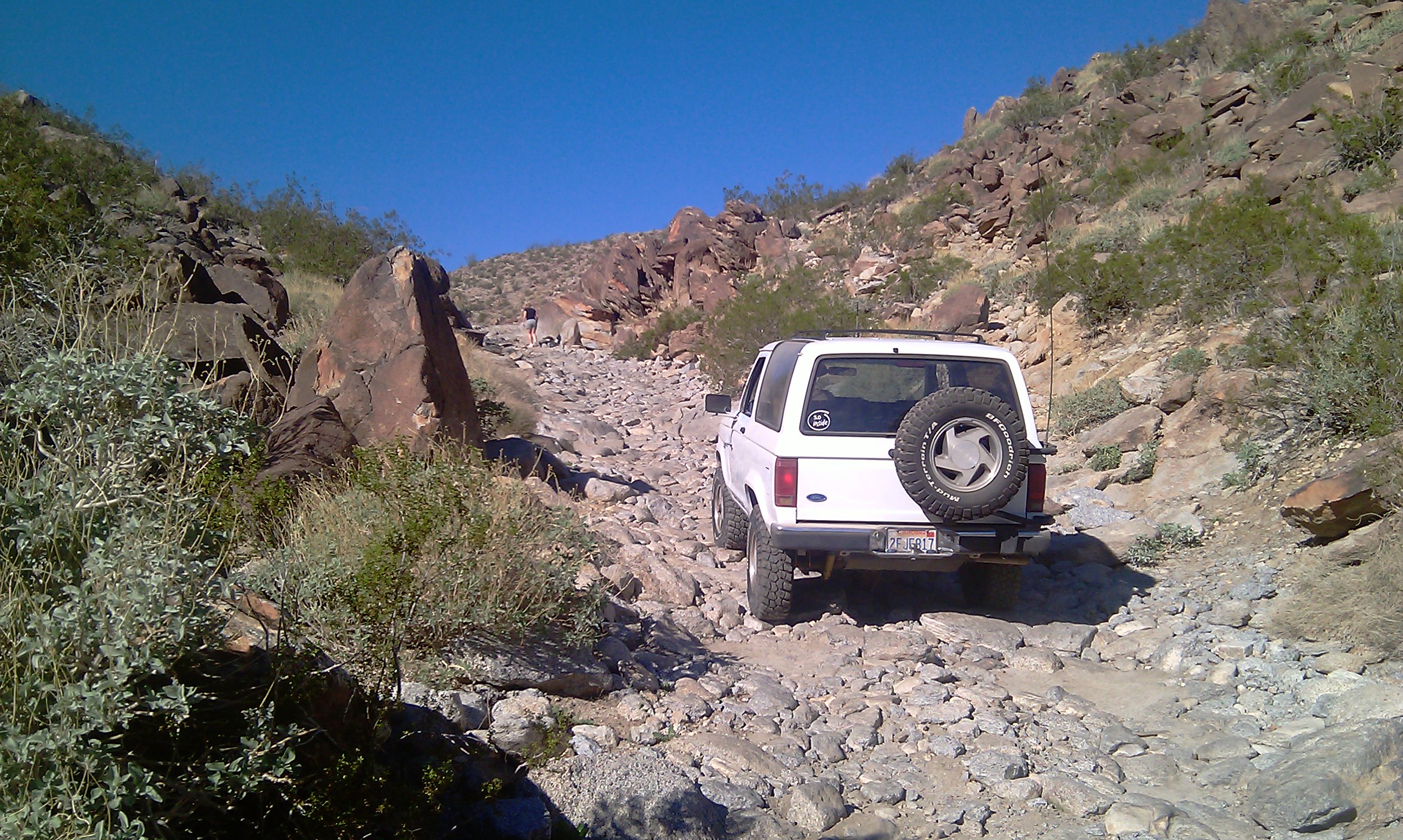 Headed up Coyote Canyon 01/2011