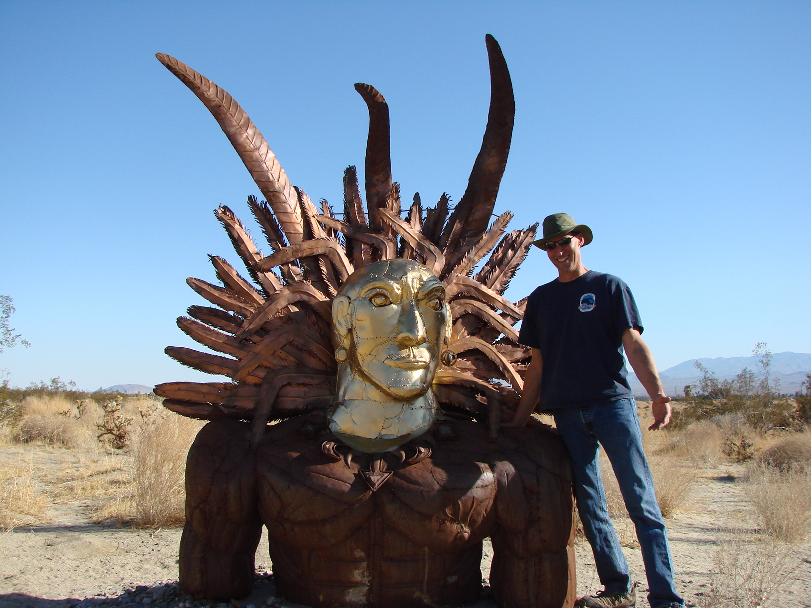 Hangin' with the warrior