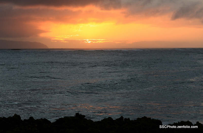Sunset over Turtle Bay