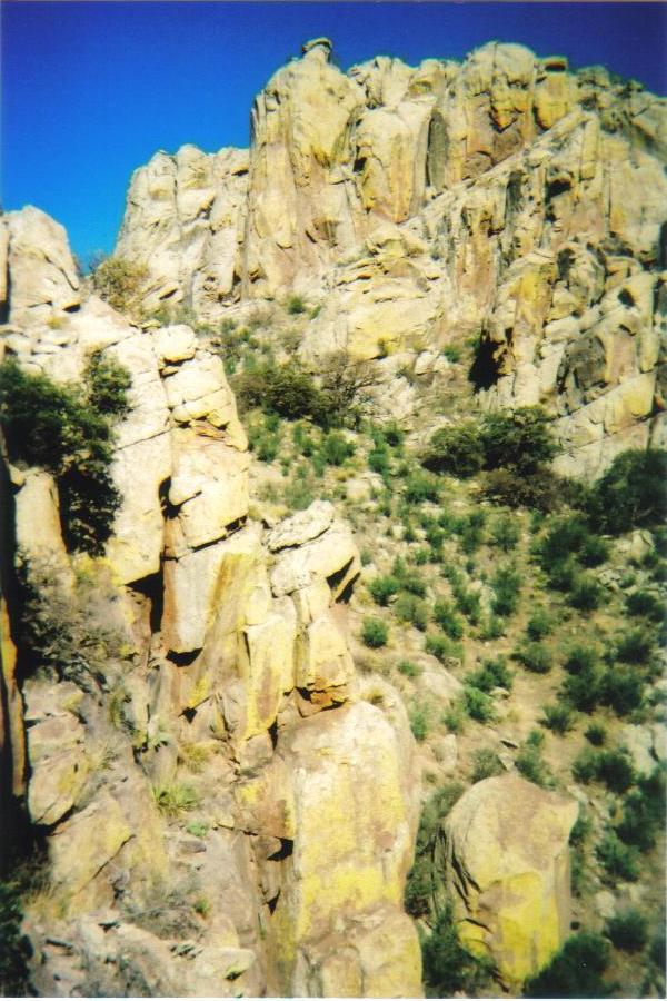 Another primo crag high on Mt. Livermore, TX... climber's paradise!!!