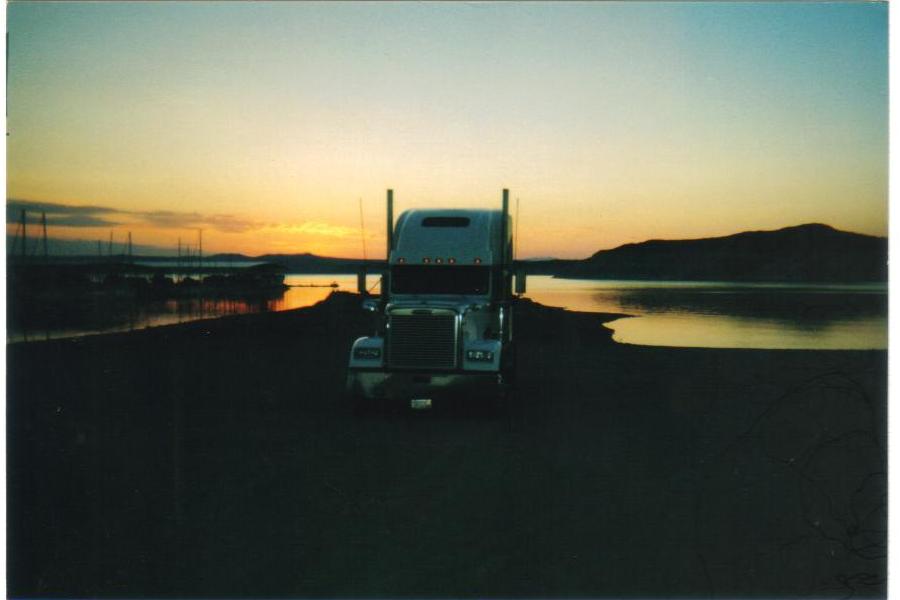 Dawn, Elephant Butte Lake, NM... a good place to go camping and boating.