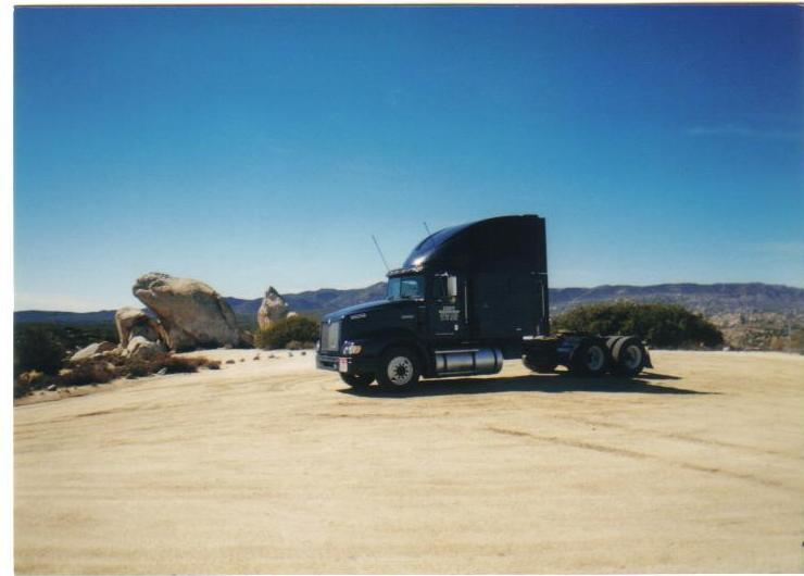 Another shot of my ol' blue International at the Carrizo Badlands Overlook in McCain Valley, CA... I like the hundred-mile view on clear days.