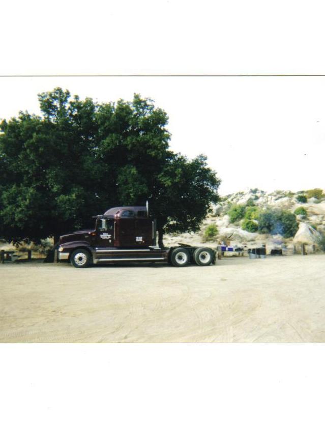 Truck camping, Lark Canyon, McCain Valley, CA.