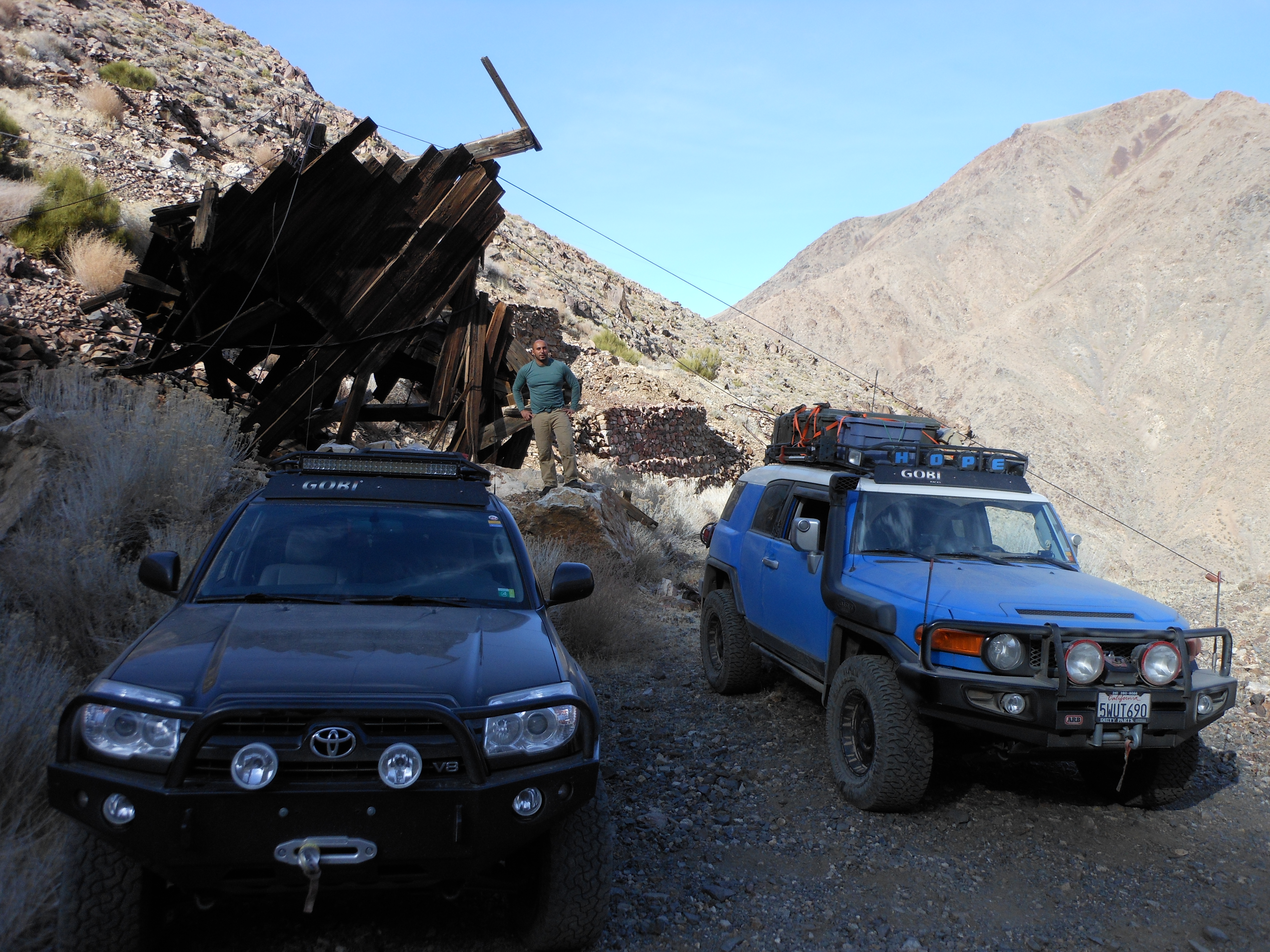 Checking out an old mine