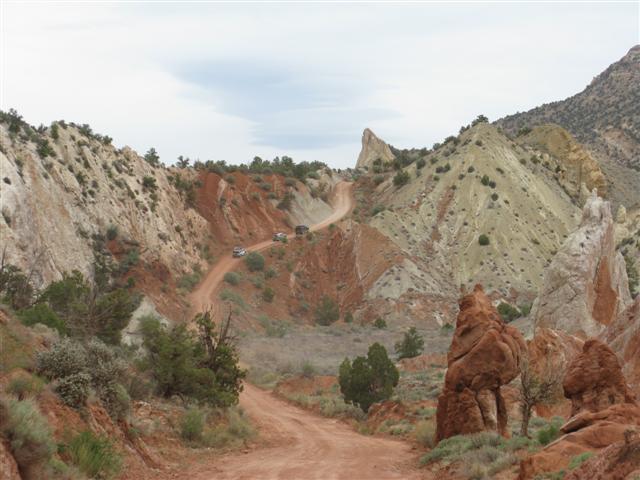 Climbing Cockscomb Ridge