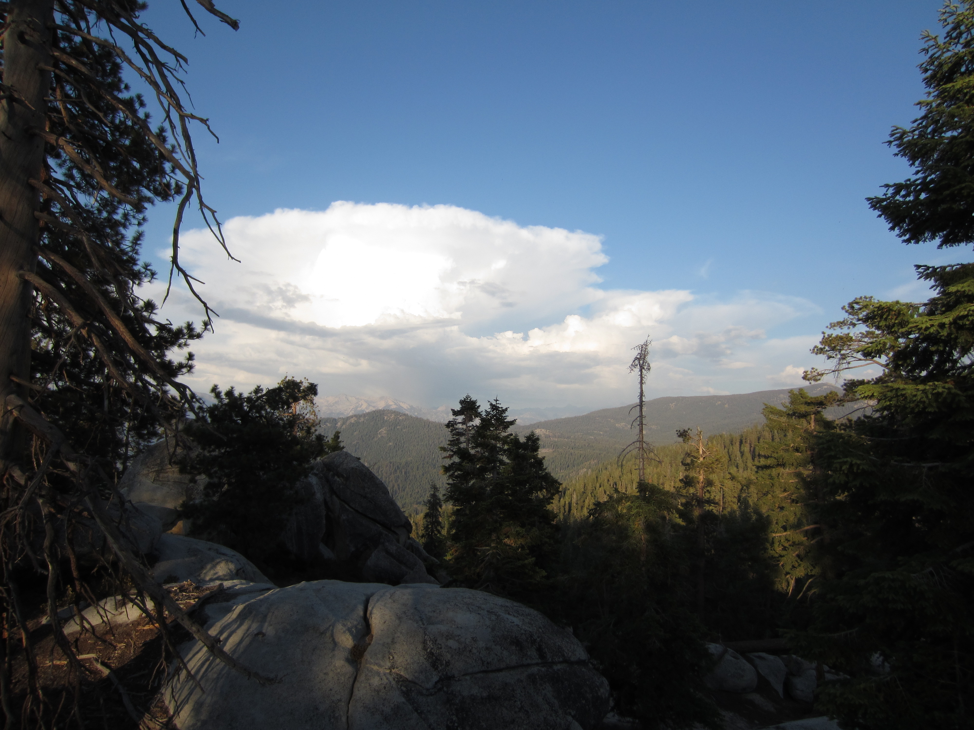 One of many stunningly beautiful views from camp