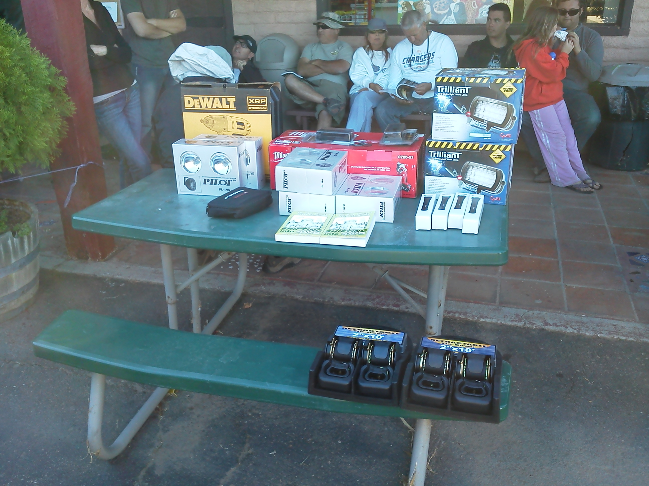 Raffle prizes