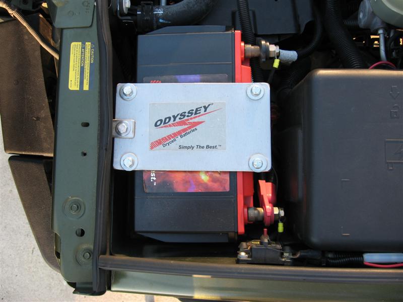 Main battery in new tray