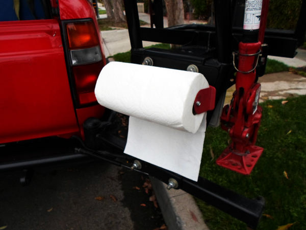 paper towel roller from Harbor Freight