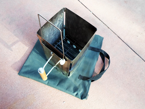 Sandbar Flat fire Folding chimney