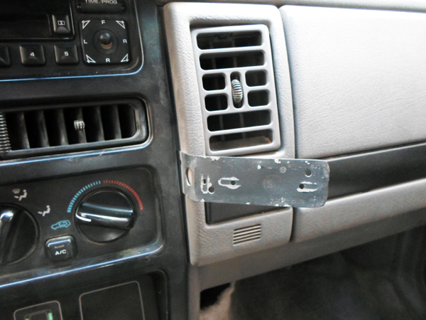 Floated the head out over the dash