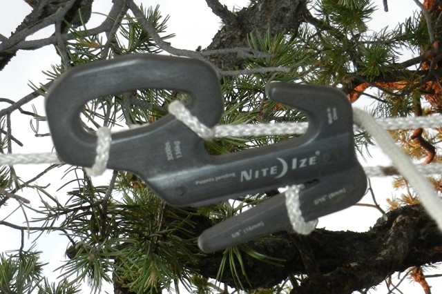 Putting up a clothes line using a Transport Tightening System has always been a pain when taking the knots out.  I have other techniques but this last trip was very successful with the Nite Ize &quot;Figure 9.&quot;