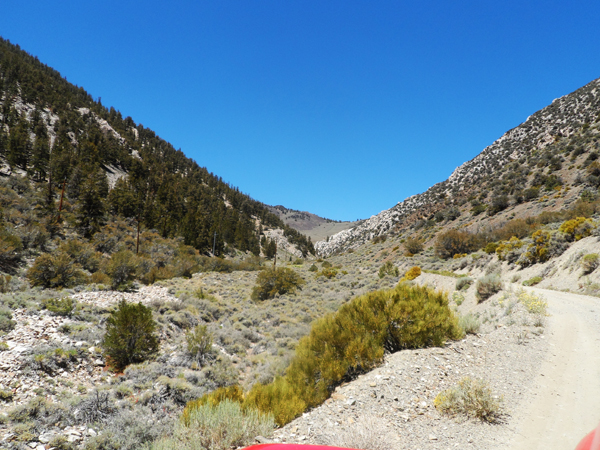 Approaching the crest