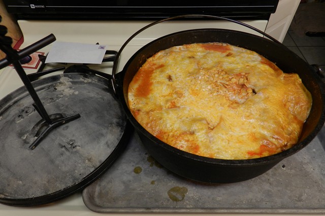 Looking good.  Something you don't mind taking to work for lunch the next day!