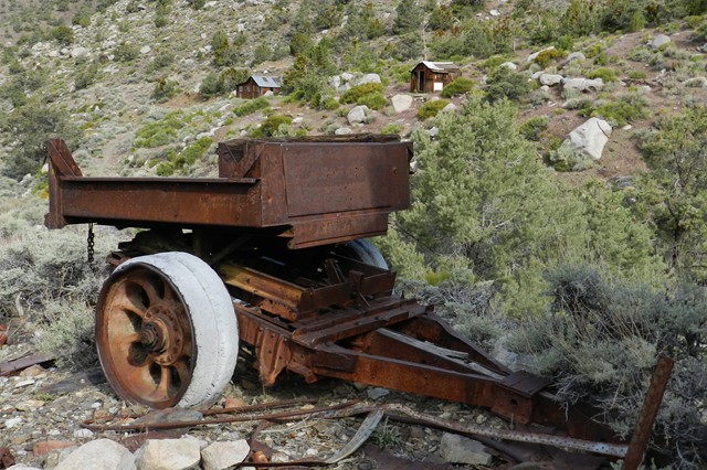 Commercial mining in this area finally ended around the '70's but there are several pieces of equipment to be found along with evidence of turn of the century and newer mining operations.