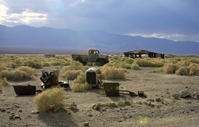 This photos was taken near the crossroad that begins the opening scene of Easy Rider where Peter Fonda throws his Rolex watch down and rides off.