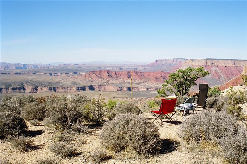 A view from camp