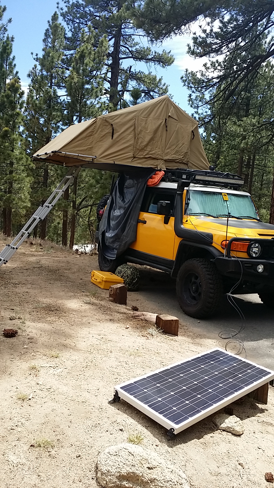 The FJ Hilton ready for the weekend