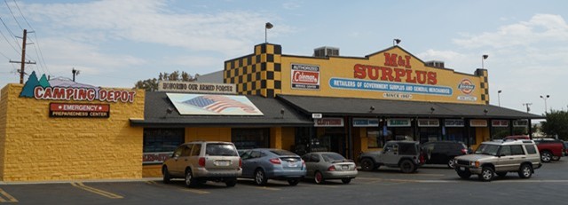 Suggested waypoint when looking for military surplus and preparedness wares.