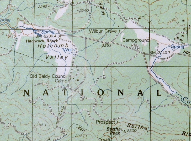 1:50,000 map with each grid square equaling 1,000 meters square.