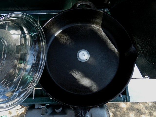 You gotta level that cooking surface out for best performance.  I have also used the inexpensive HF levels as well.